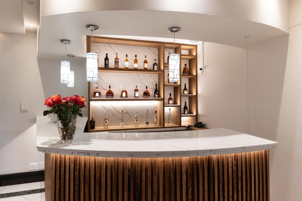 Perched above Windhoek’s skyline, Leo’s at the...