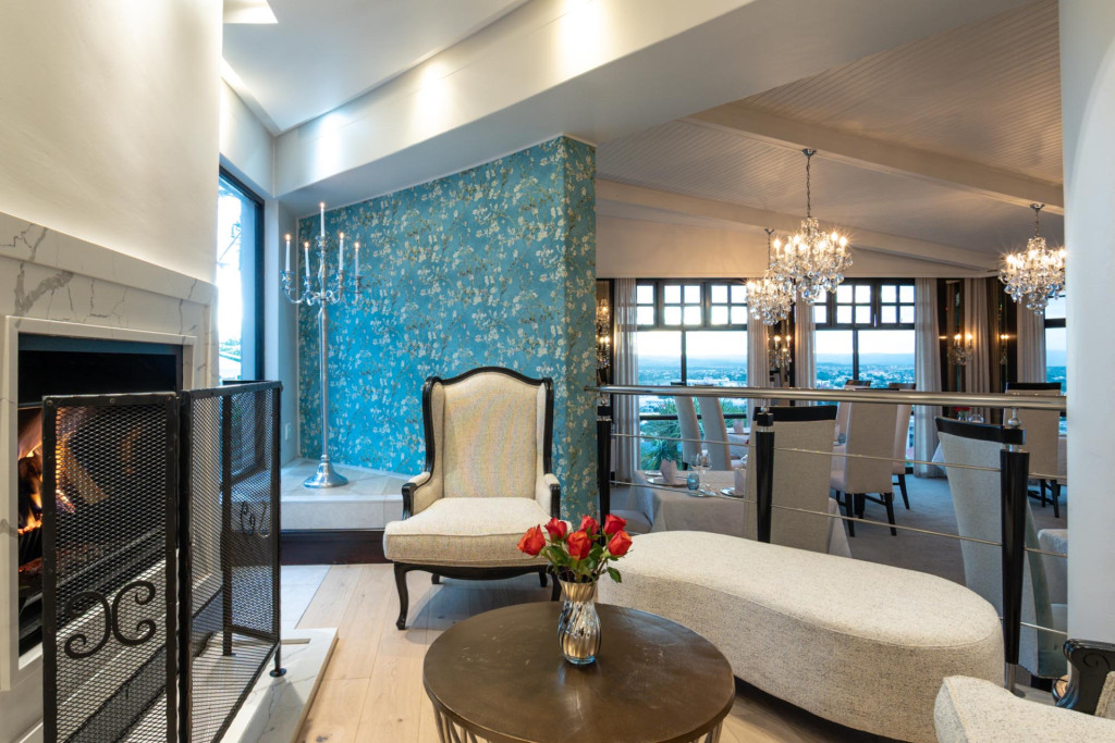 Perched above Windhoek’s skyline, Leo’s at the...
