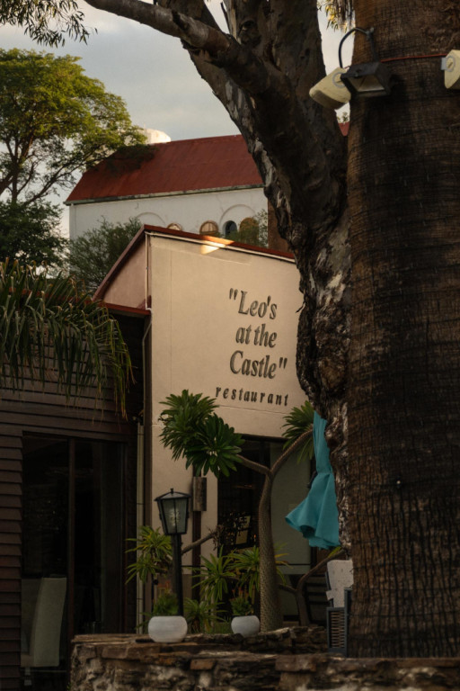 Perched above Windhoek’s skyline, Leo’s at the...