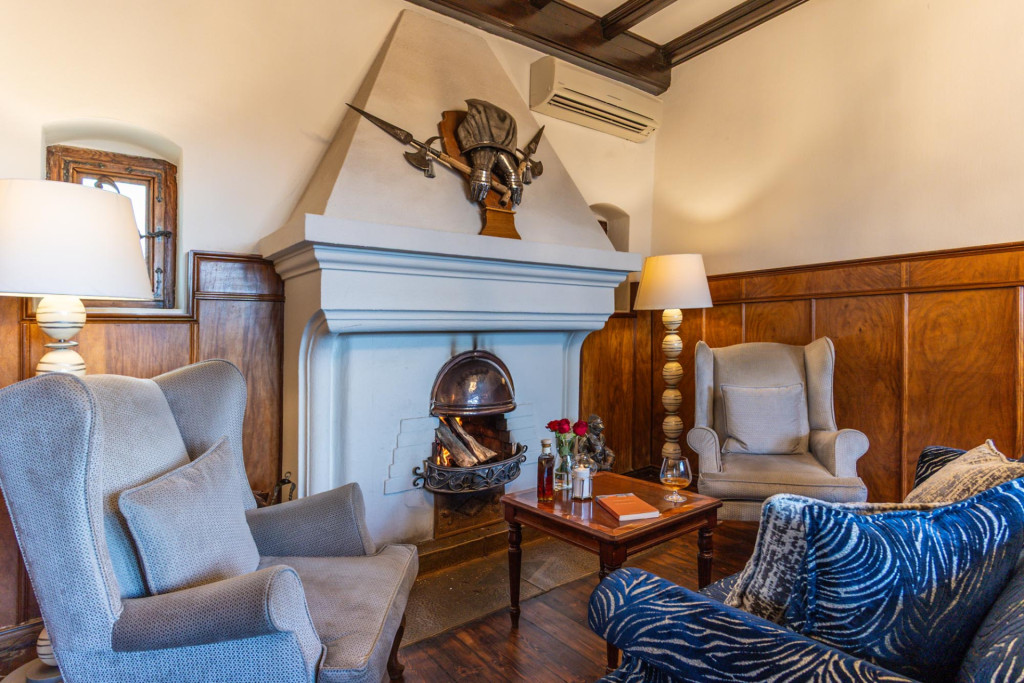 Nestled within the original stone walls of the cas...